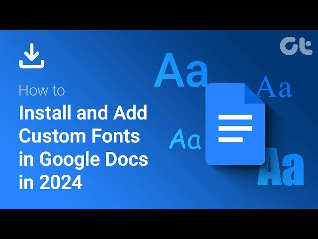 How to Install and Add Custom Fonts in Google Docs in 2024 | Quick and Easy Way