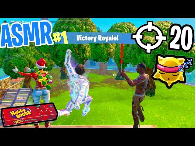 ASMR Gaming  Fortnite OG Tryhard Squad! Relaxing Gum Chewing  Controller Sounds + Whispering 