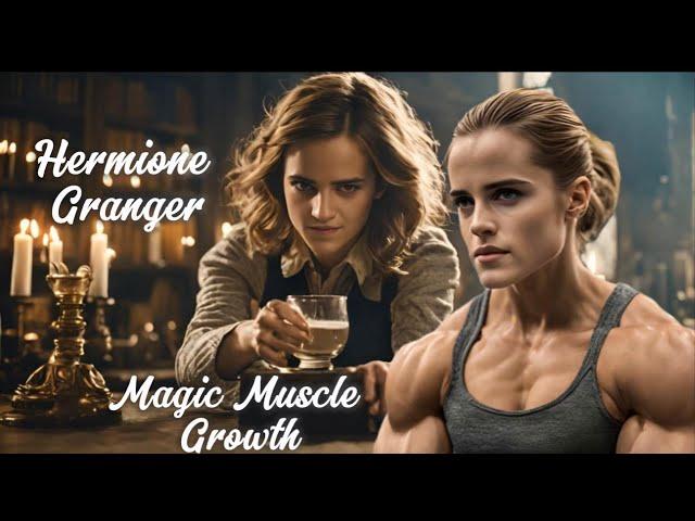 Magic Muscle Growth Hermione | Female Muscle Growth | Female Bodybuilder| Harry Potter Short | FMG