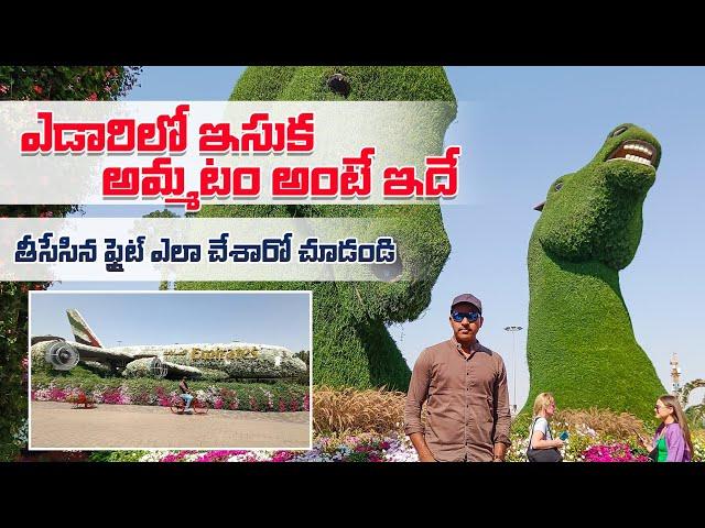 World's Largest Flower Garden ||  Miracle Garden Dubai || Telugu Traveller Ramu