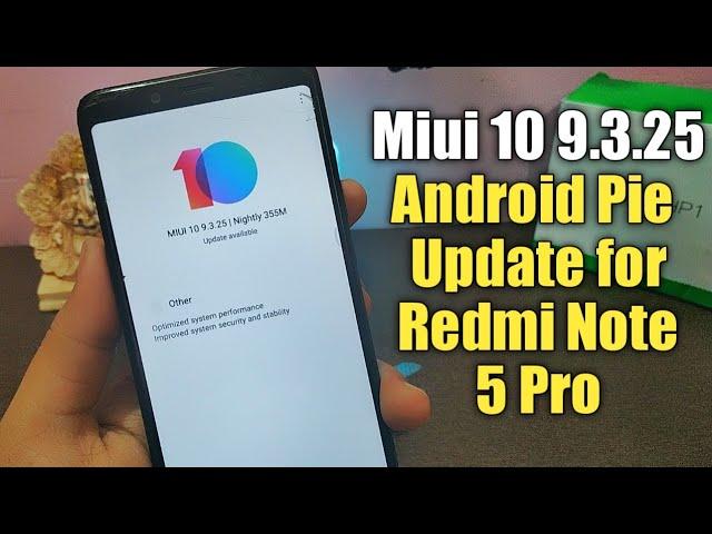 Miui 10 9.3.25 Global Beta Update for Redmi Note 5 Pro with Android Pie | Dark Mode | New Features