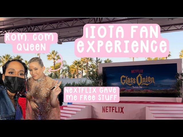 Netflix Glass Onion Red Carpet Movie Premiere 1iota Fan Experience