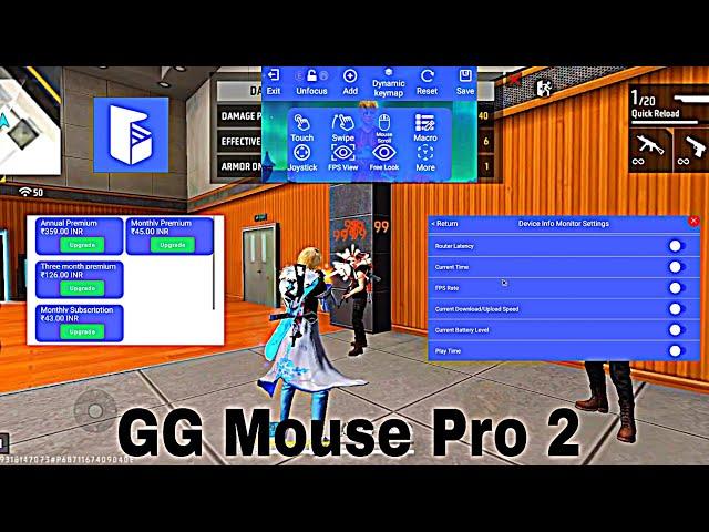 GG Mouse Pro 2 New Update Premium Features All Setting