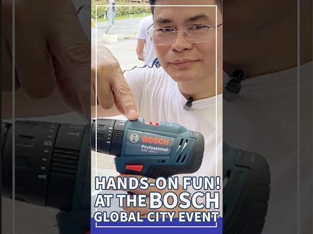 Testing Bosch Power Tools | Hands-On Fun at the Bosch Global City Event 2024! #boschphilippines