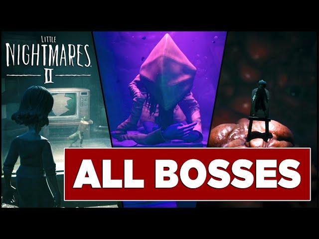 LITTLE NIGHTMARES 2 ALL BOSSES - BOSS FIGHT AND CUTSCENES GAME MOVIE