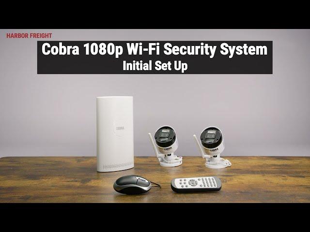 Cobra 8CH NVR Wi-Fi Security System Setup | Harbor Freight