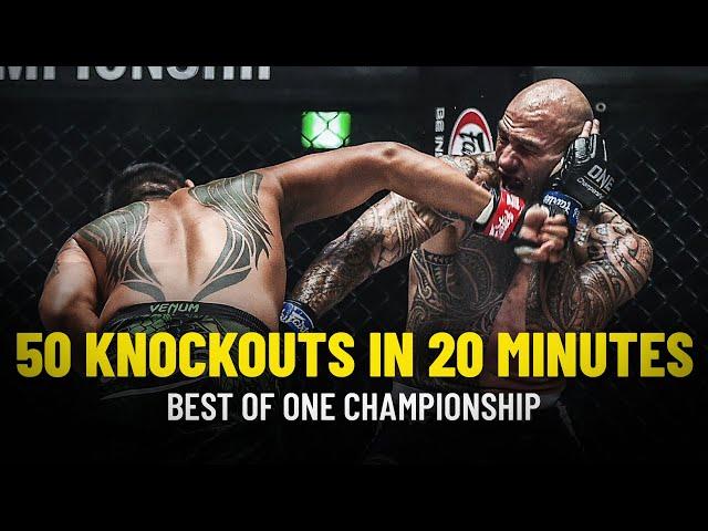 ONE Championship: 50 Knockouts In 20 Minutes