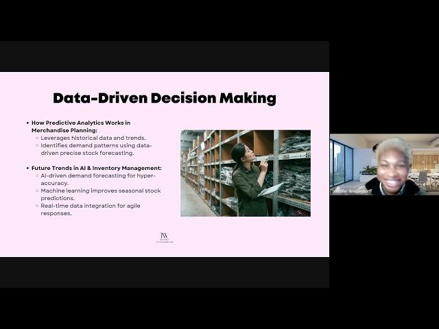 Jennifer Walderdorff: From Overstock to Optimisation Webinar