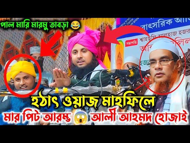 হঠাৎ ওয়াজ মাহফিলে মারপিট আরম্ভ আলি আহমদ হোজাই || মাওলানা আলী আহমাদ হোজাই || Ali Ahmed Hojai waz