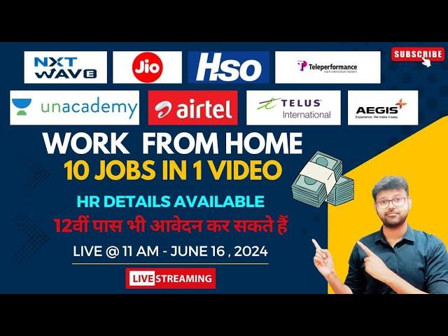 Job Mela 6.0 | Work From Home  | Part Time Job |  Freshers Jobs | Earn Online #viral #jobs2024