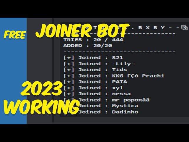 Free *Unlimited* Members Discord 2023 | Discord Joins Bot | Rubin Codez