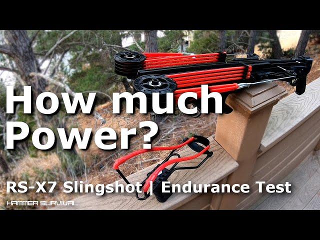 RS-X7 Slingshot | Power and Endurance Testing (1000+ rounds)