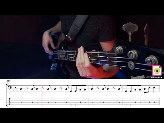 Кино - Следи за собой Bass Cover | Табы & Ноты