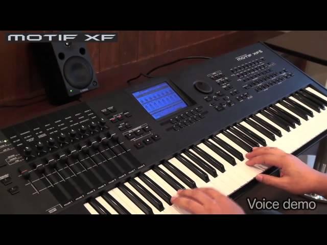 YAMAHA MOTIF XF Demo 1/3 Voices