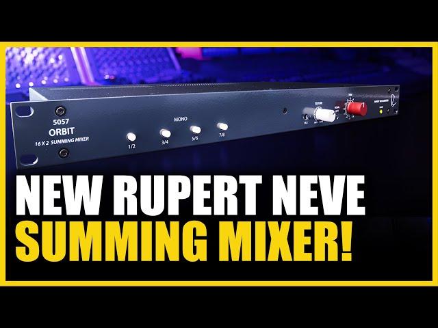 NEW Summing Mixer from Rupert Neve Designs! - Rupert Neve Designs 5057 Orbit