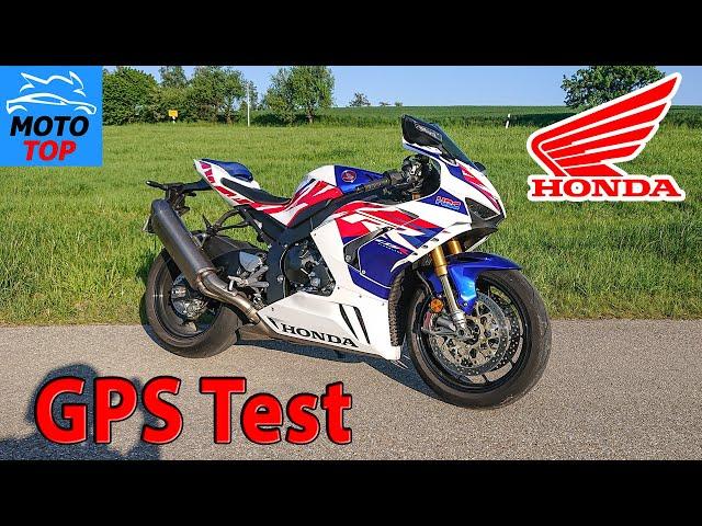 Honda CBR1000RR-R SP (2021) - GPS Test - ACCELERATION / ROLL ON / TOPSPEED