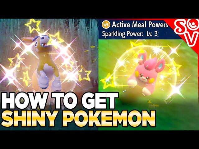 How to Get Shiny Pokemon & Sparkling Power in Pokemon Scarlet and Violet