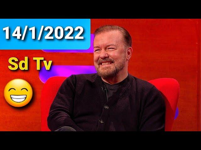 FULL Graham Norton Show 14/1/2022 Ricky Gervais, Ant and Dec, Cate Blanchett, Elvis Costello