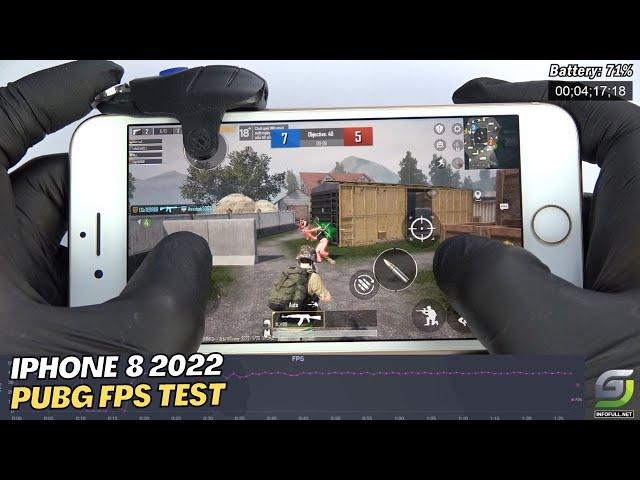 iPhone 8 test game PUBG Mobile New Update 2022