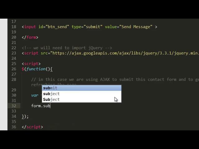 How to Submit Form Using PHP, JSON, AJAX and jQuery