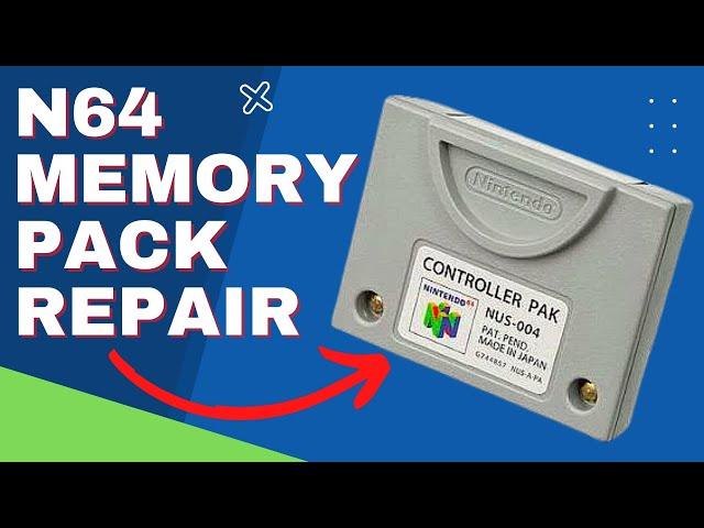 How to fix your corrupt memory card for N64 | Nintendo 64 Memory Pack Repair