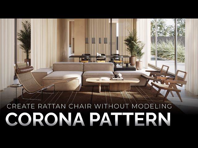 Corona Pattern with 3ds max | Corona tutorial | 4pixos Academy