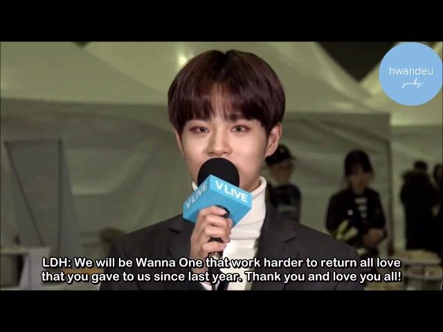 [ENG SUB] 2018 GDA Backstage - Daehwi Cut