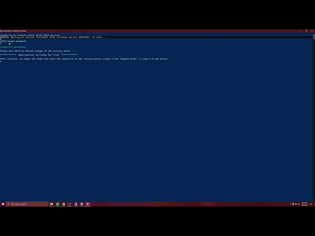 Azure Backup - File Recovery