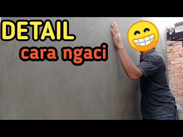 cara mengaci tembok - ternyata ini yg harus diperhatikan