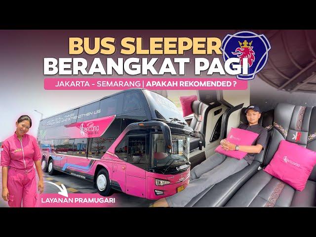 GOKIL , BEDA DARI YANG LAIN‼️ Jakarta - Semarang Naik Bus Tingkat  Dengan Sleeper Terbanyak.