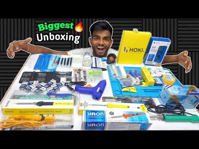 अब तक कि Biggest Unboxing देखो | Ak technical amrit | Electronic components unboxing