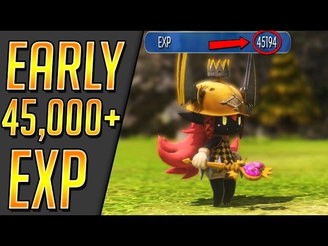 How To Get 45k EXP Early | World Of Final Fantasy | (PS4)