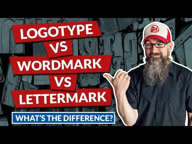 Logotype vs Wordmark vs Lettermark. What's the difference?