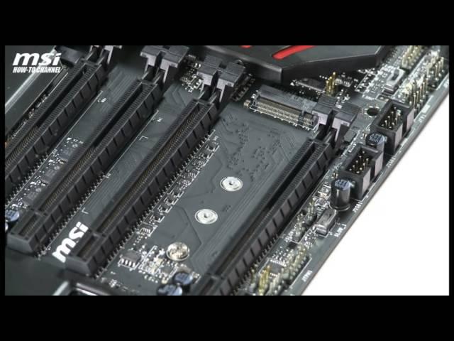 MSI® HOW-TO install M.2 SSD