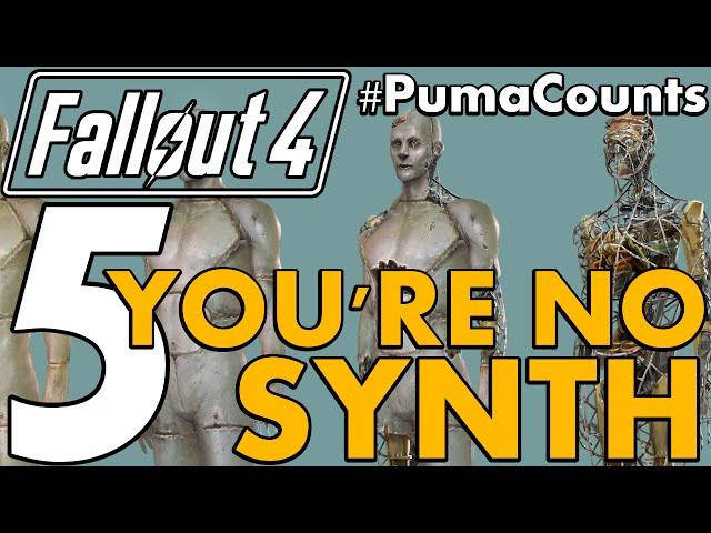 5 Reasons Why The Sole Survivor or Player Character Is Not A Synth #PumaCounts