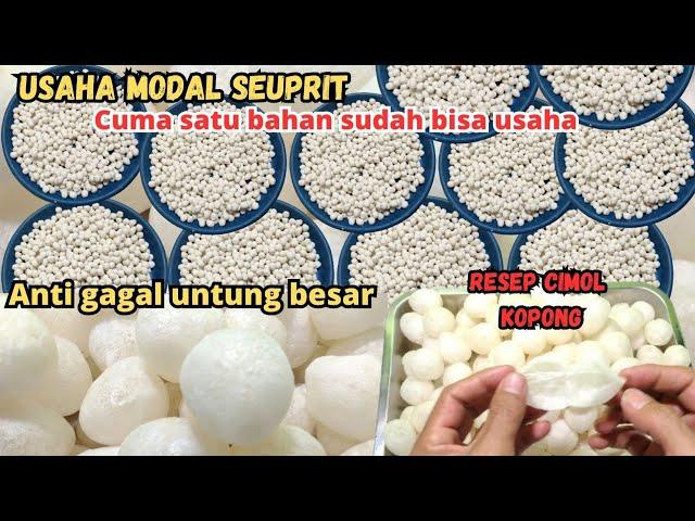 1,BAHAN SUDAH BISA USAHA OMSET 1,JT/HARI RESEP CIMOL KOPONG ANTI GAGAL ANTI BELEDAK @cilokbangjun