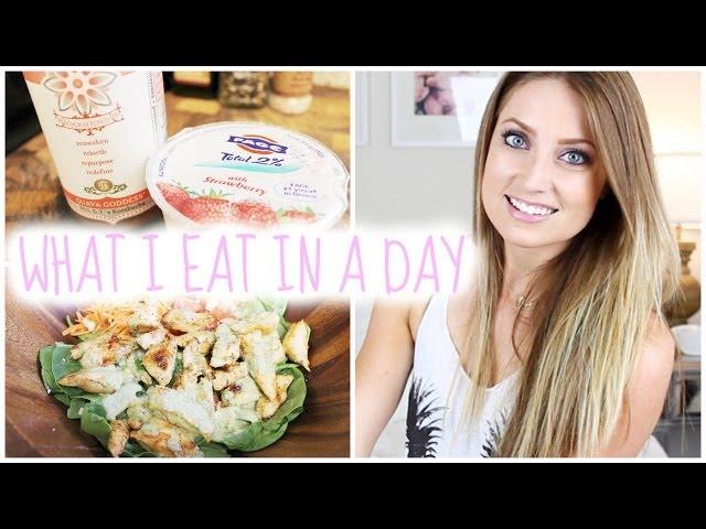 What I Eat in a Day #7 (Healthy Snack + Meal Ideas) | vlogwithkendra