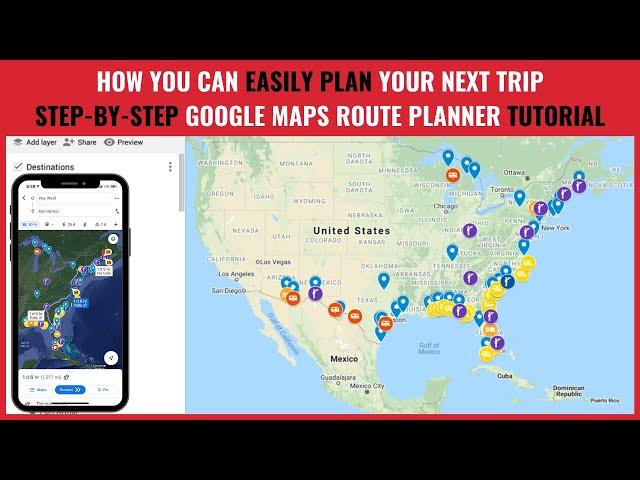 Google My Maps route planner [step-by-step tutorial]