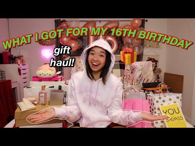 WHAT I GOT FOR MY 16TH BIRTHDAY | Vlogmas Day 13!