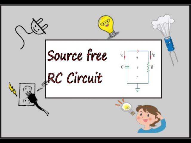 Source free RC circuit with example in Bangla