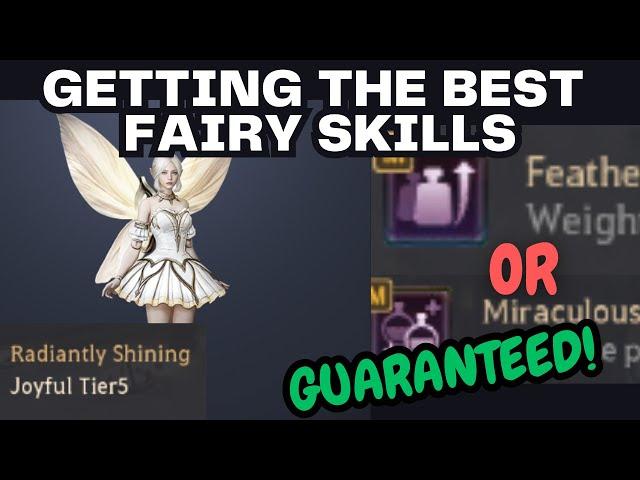 BDO| How to Get Radiant Fairy & Best Skills TODAY!