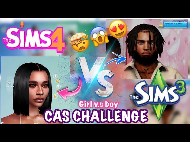 The Sims 3 VS The Sims 4 CAS