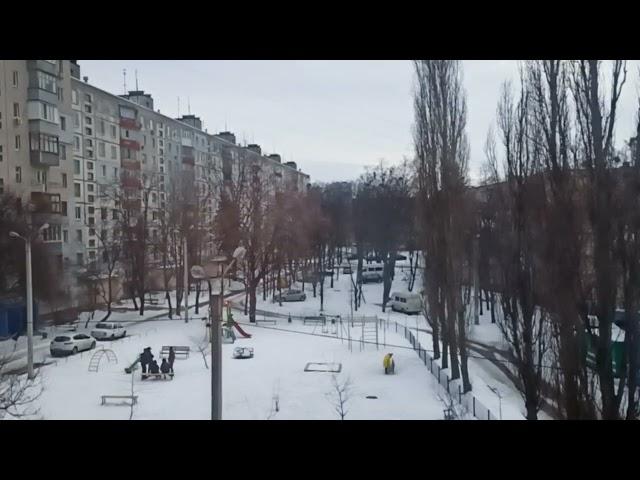 Харьков. Мирный район. Звуки города. Артиллерия.