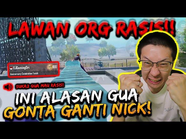 INI ALASAN EJGAMING SERING GANTI NICK!! LAWAN RASIS SETIM IKUT BALAS DENDAM! | PUBG MOBILE