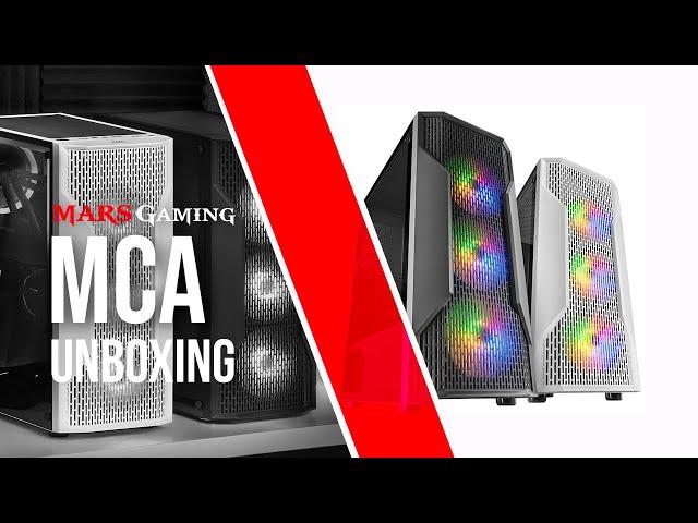 Cooling, lighting and performance Midtower MCA - UNBOXING | Mars Gaming