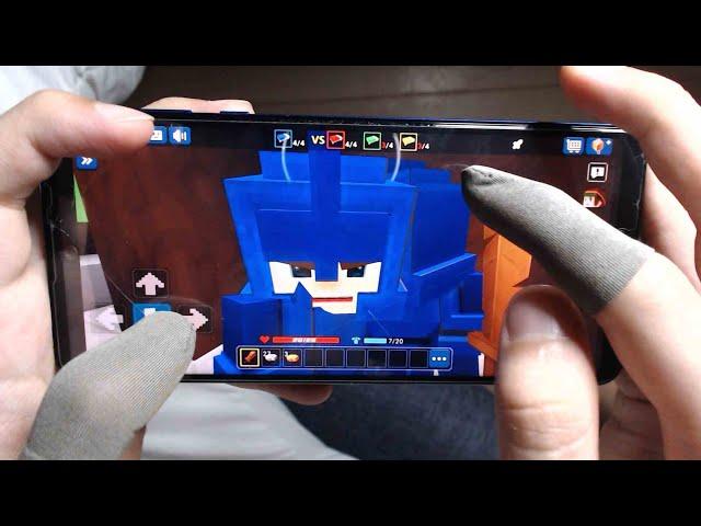 MOBILE BedWars HANDCAM with FINGER SLEEVE (Blockman Go)