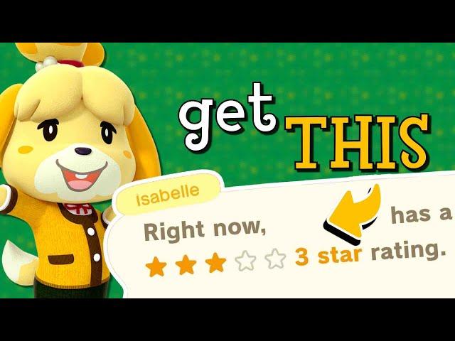 How to get a 3 star island in Animal Crossing New Horizons