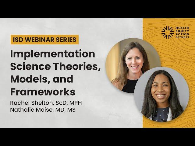 Implementation Science Theories, Models, and Frameworks