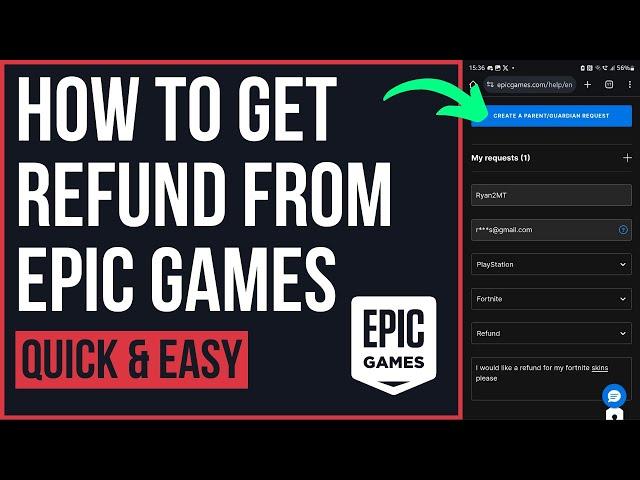 How to Get Refund From Epic Games! - 2024 Full Guide