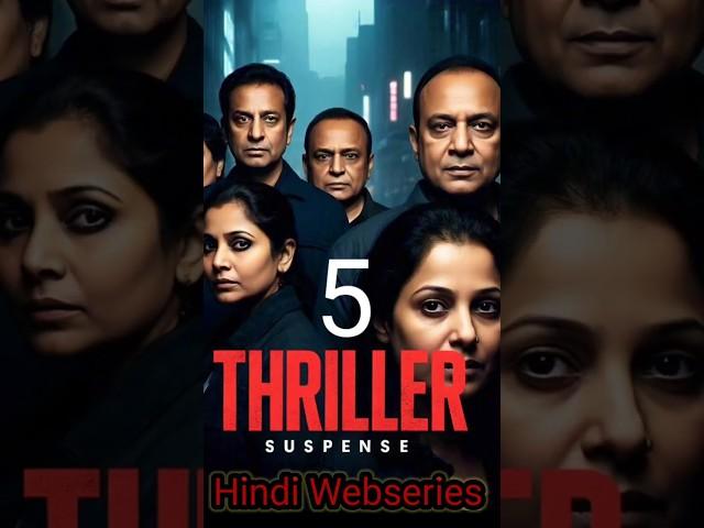 These are some best thriller suspense hindi webseries that everyone should watch.#hindi #review#